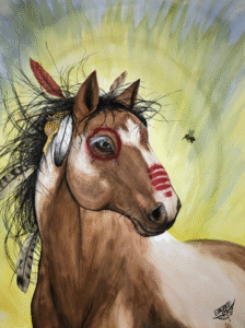 warrior pony American Indian horse